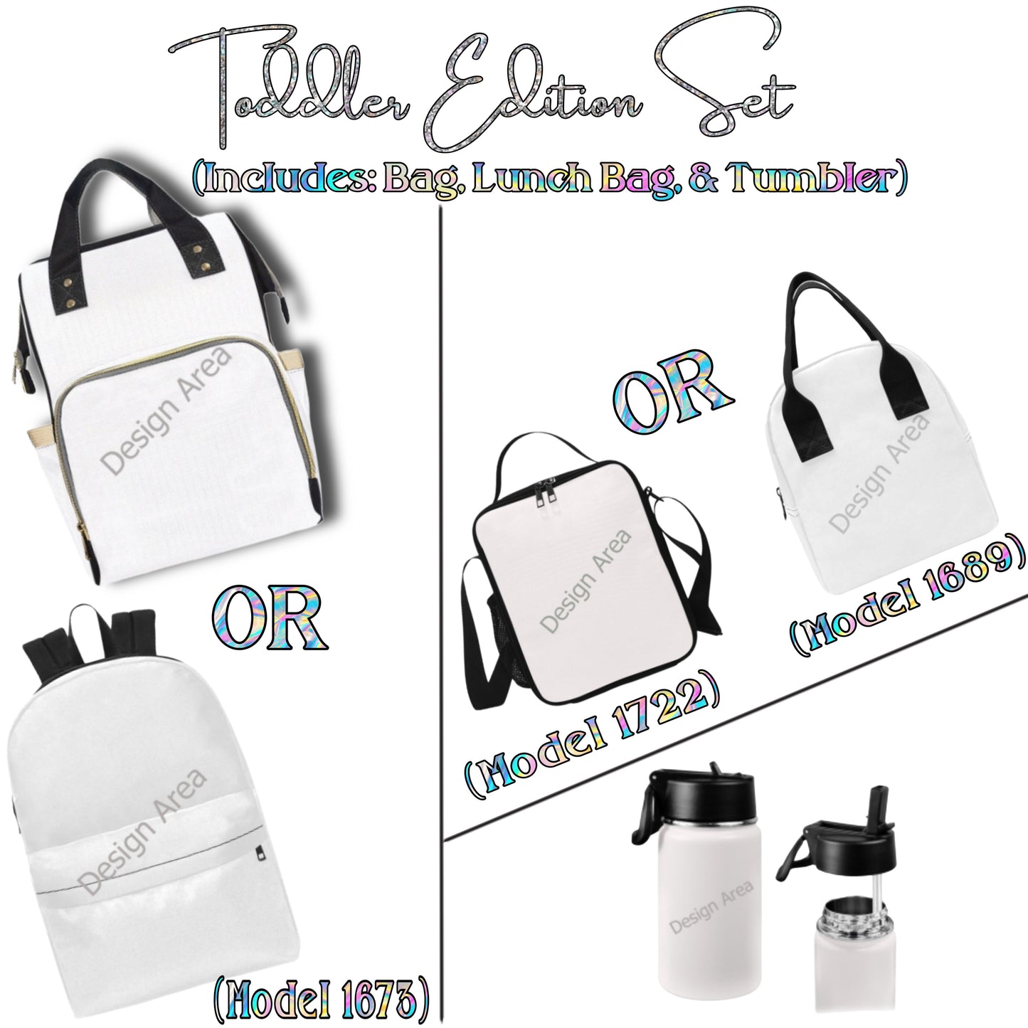 Toddler Edition Bag Set