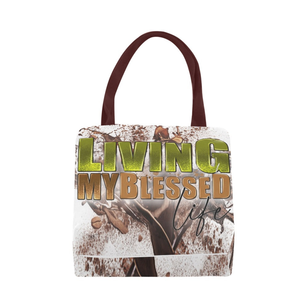 Living My Blessed Life Canvas Tote Bag