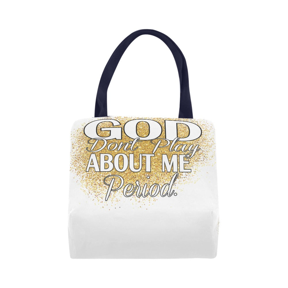 White God Don’t Play With Me Canvas Tote Bag