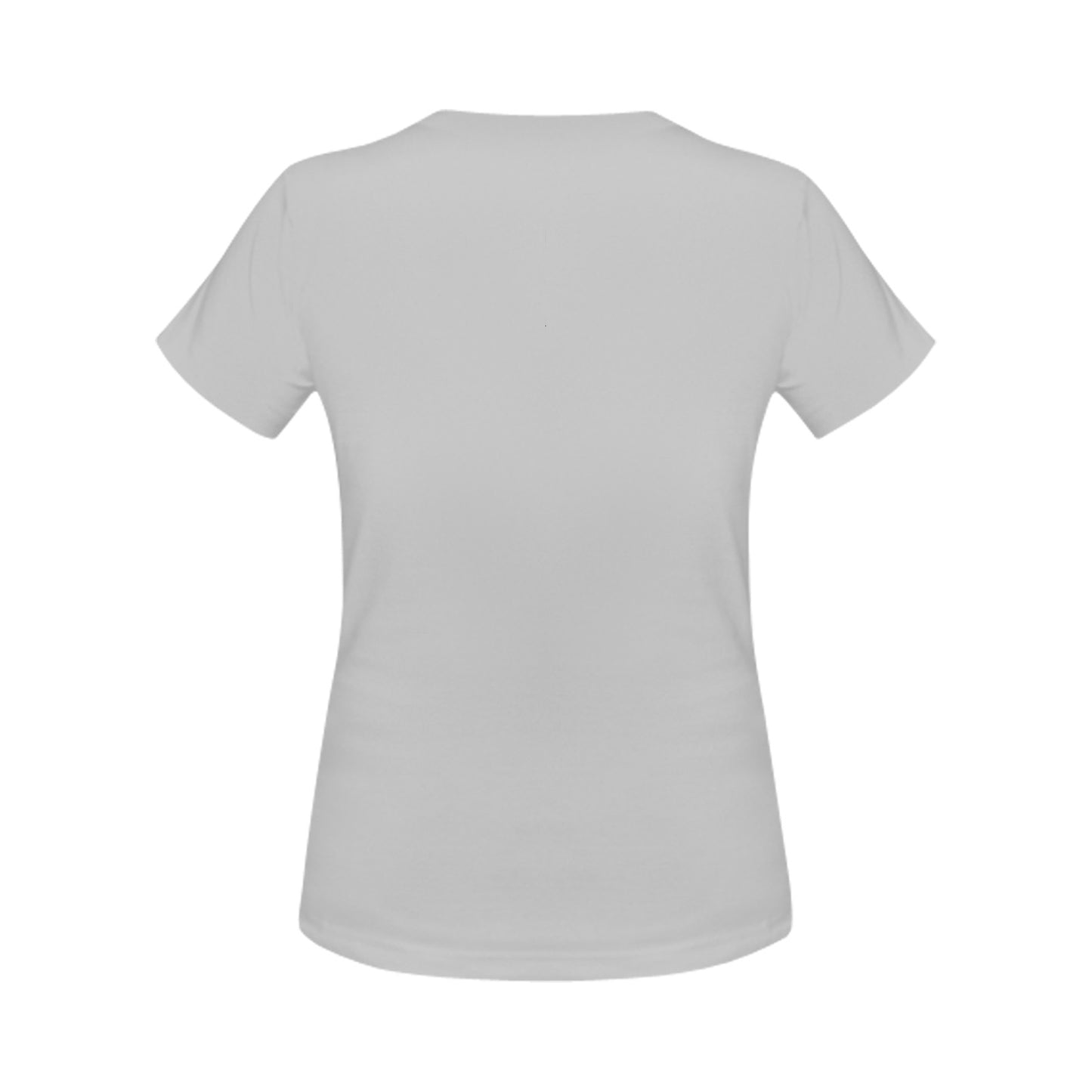 Grey She is Fierce Women's T-Shirt (Front Printing Only)