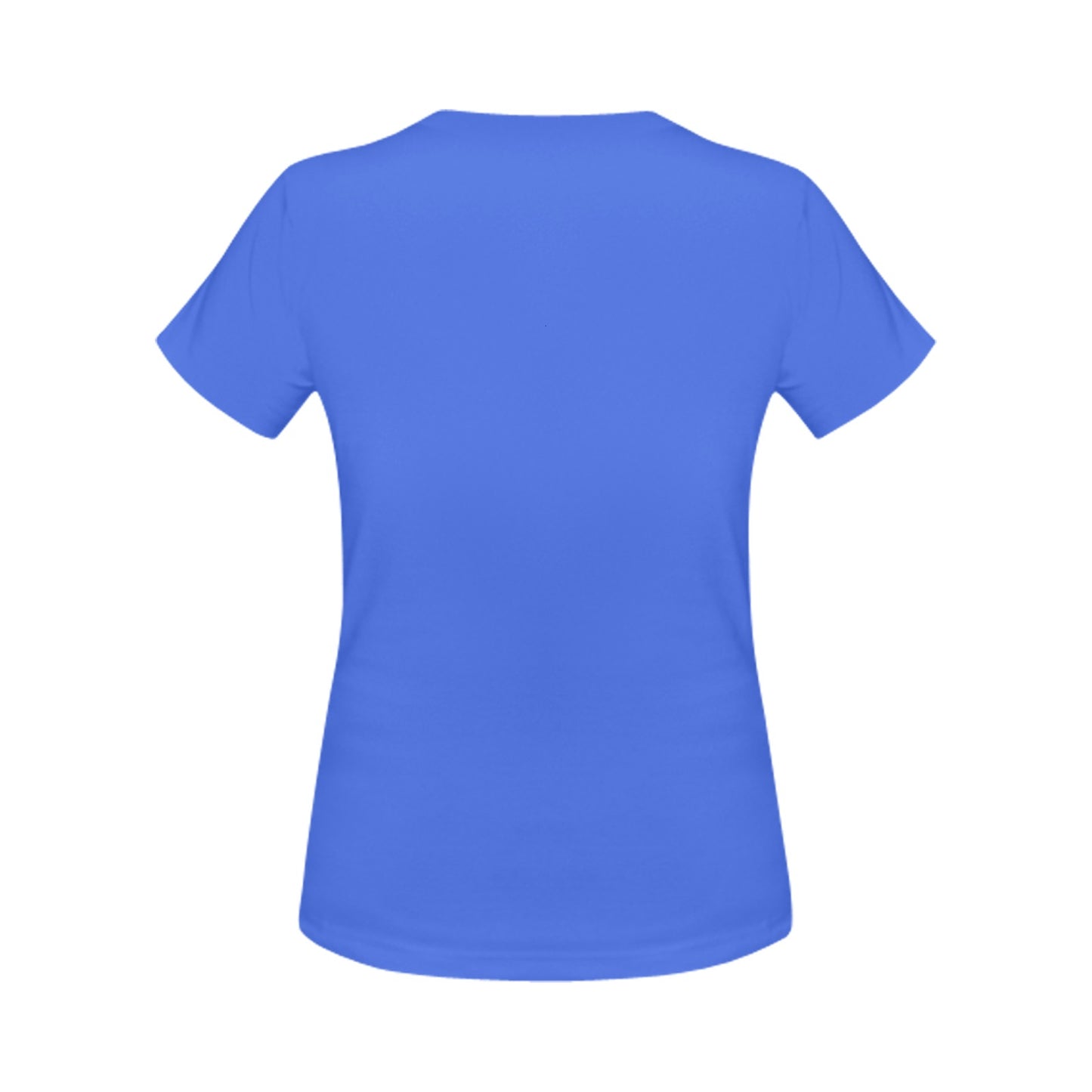 Blue She is Fierce Women's T-Shirt in USA Size (Front Printing Only)