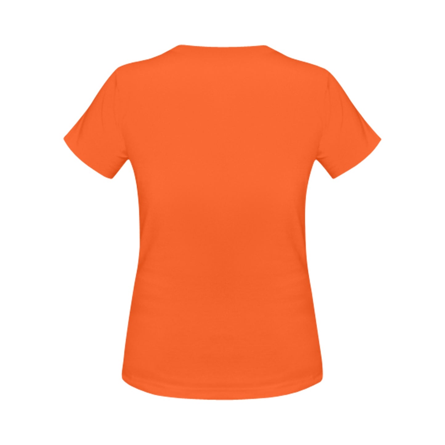 Orange God Don't Play About Me Women's T-Shirt (Front Printing Only)