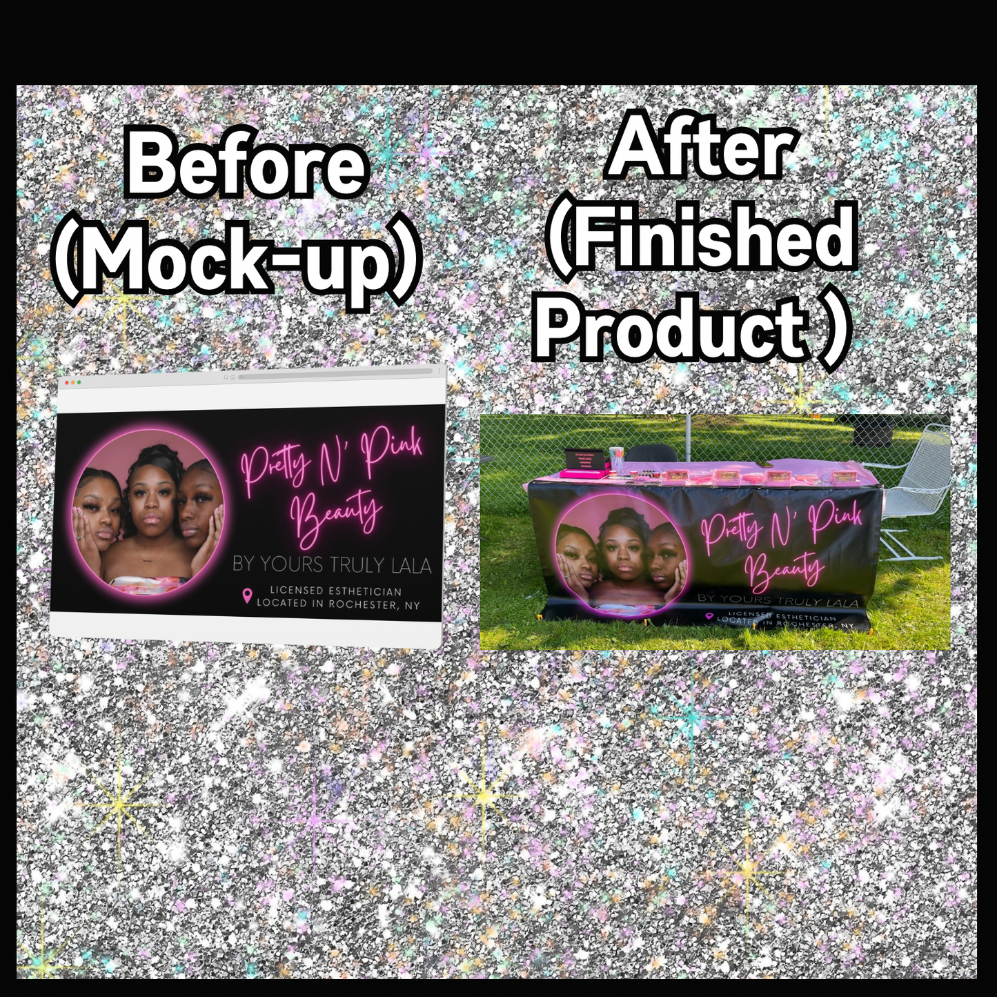 Custom Banner (Before & After)