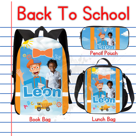 Blippi Backpack Set