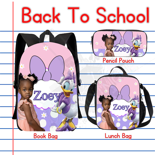 Daisy Duck Backpack Set