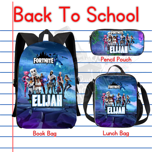 Fortnite Backpack Set