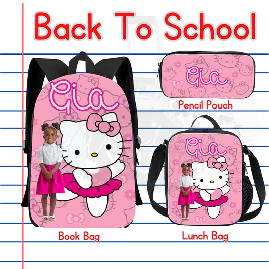 Hello Kitty Backpack Set