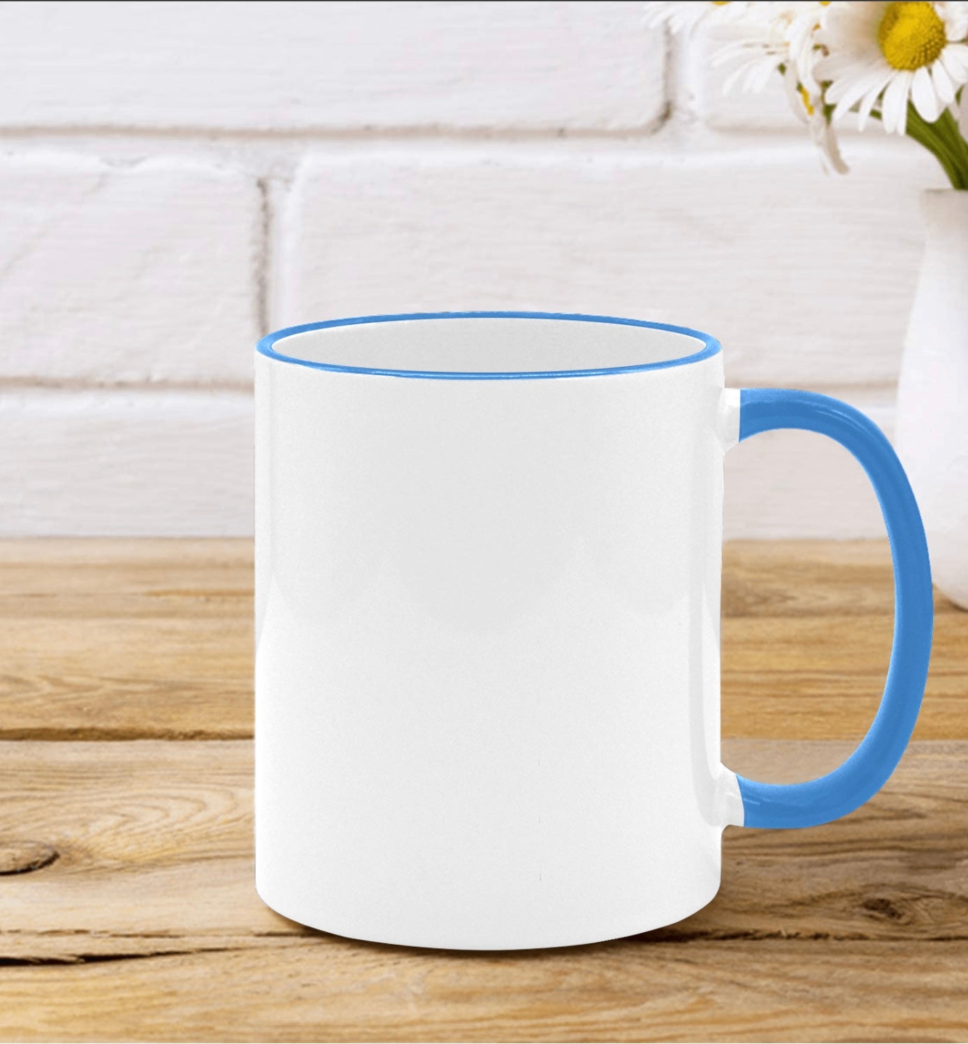 Custom Edge Color Mug 11oz