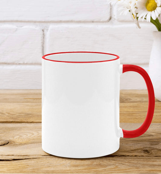 Custom Edge Color Mug 11oz