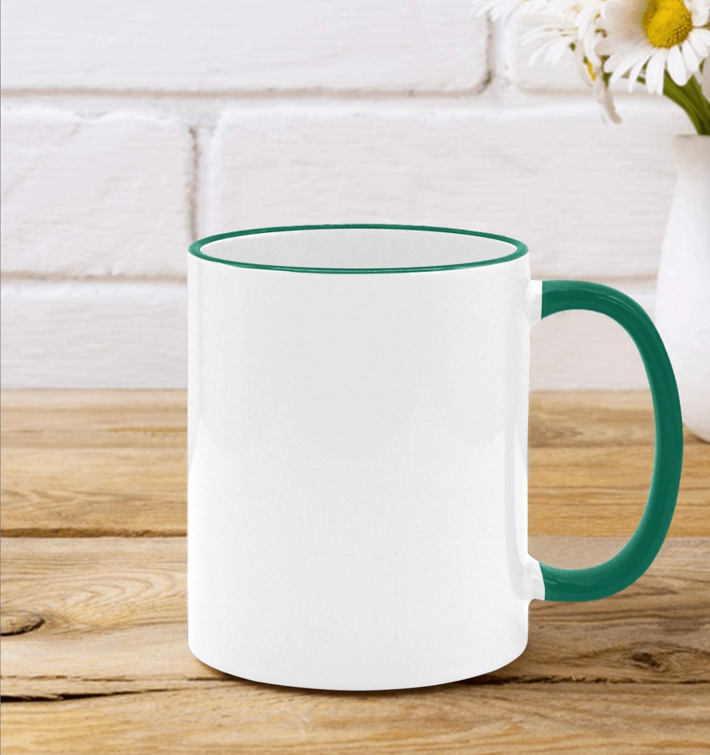 Custom Edge Color Mug 11oz