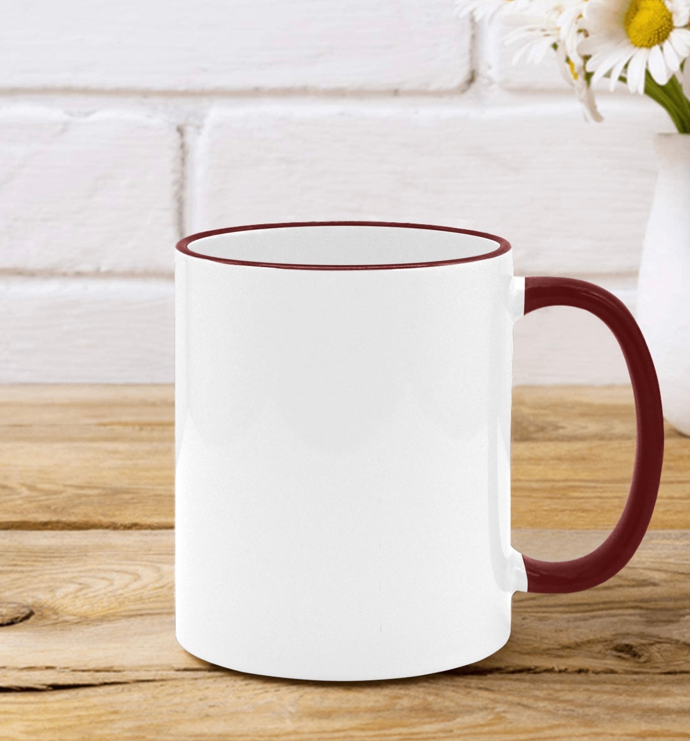 Custom Edge Color Mug 11oz