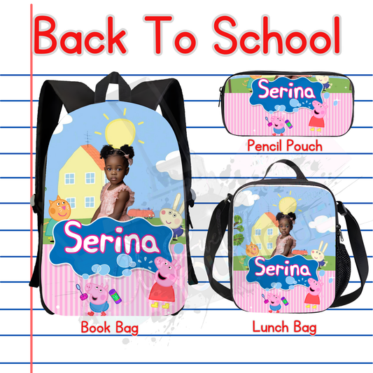 Peppa Pig Backpack Set