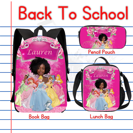 Princess Backpack Set