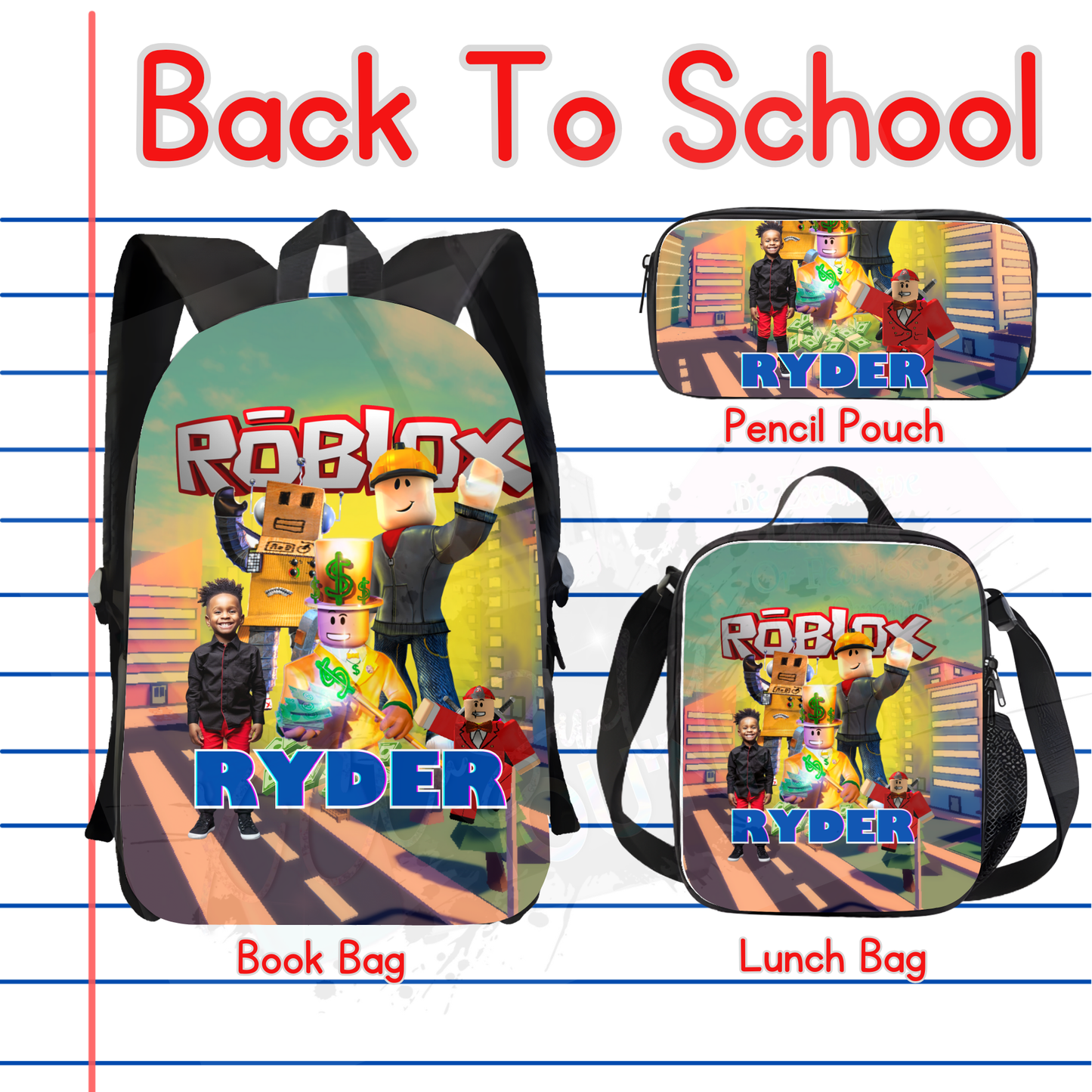 Roblox Backpack Set