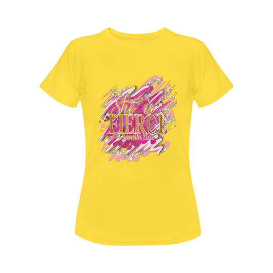 Yellow Women's T-Shirt (Front Printing Only)