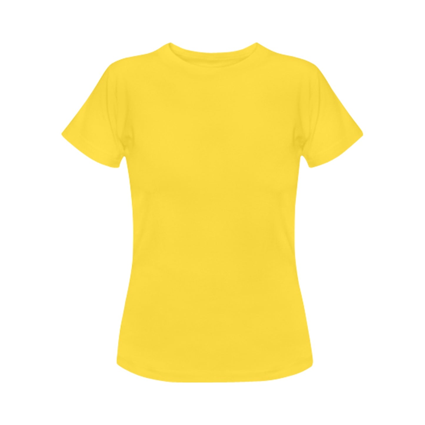 Women's Short Sleeve Direct Custom T-shirt (Front Printing Only)